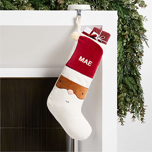 Wonderland Velvet Medium Santa Kids Christmas Stocking