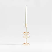Sacré Small Black Metal Taper Candle Holder by Athena Calderone
