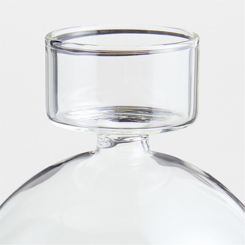 Venezia Large Clear Glass Tealight Candle Holder - image 4 of 8