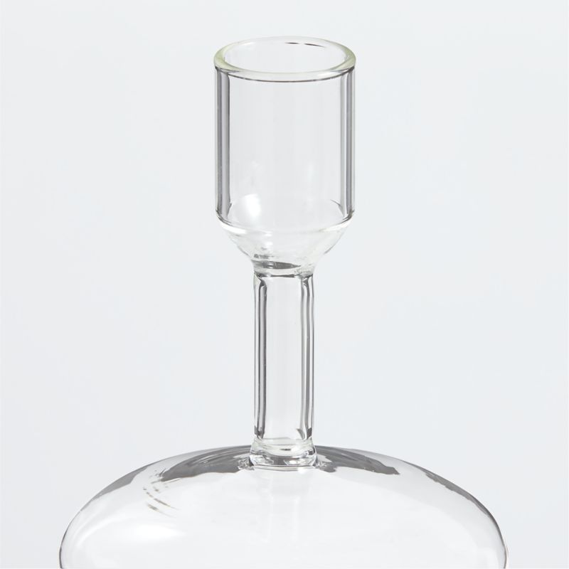 Venezia Large Clear Glass Taper Candle Holder - image 8 of 8