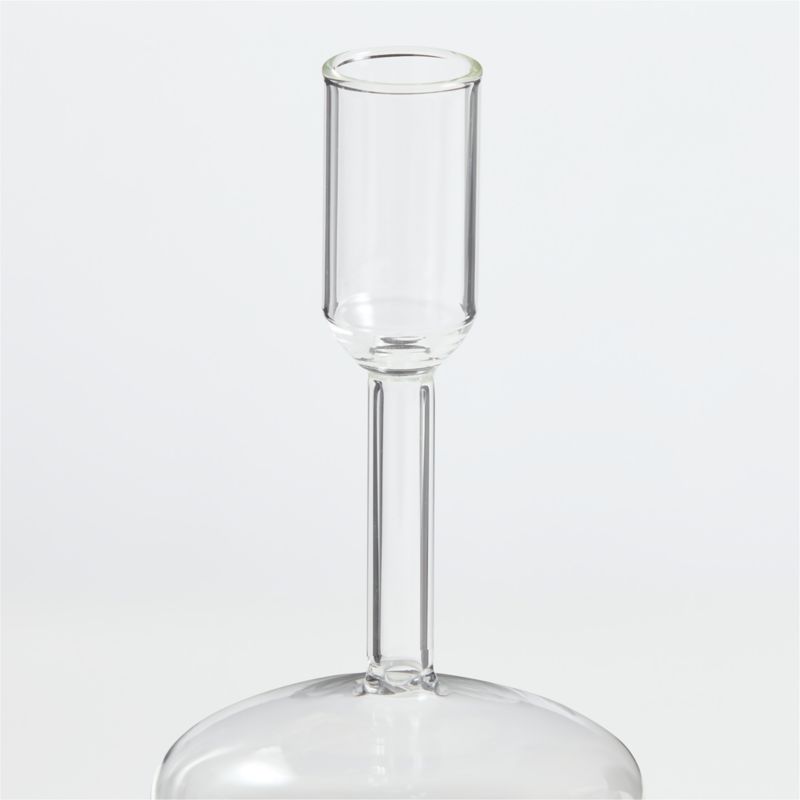 Venezia Medium Clear Glass Taper Candle Holder - image 8 of 11