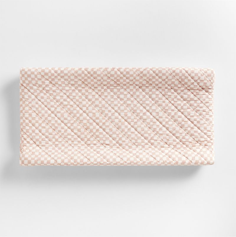 Venice Dusty Blush Organic Cotton Baby Changing Pad Cover by Leanne Ford - image 2 of 3