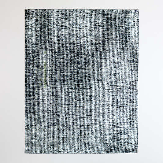 Venice Wool Performance Blend Blue Area Rug 8'x10'