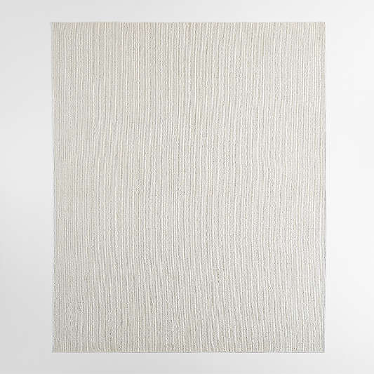 Venice Performance Wool Blend Handwoven Ivory Area Rug