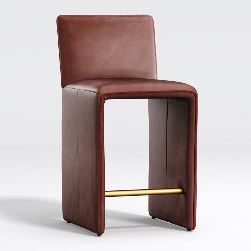 Venn Leather Counter Stool