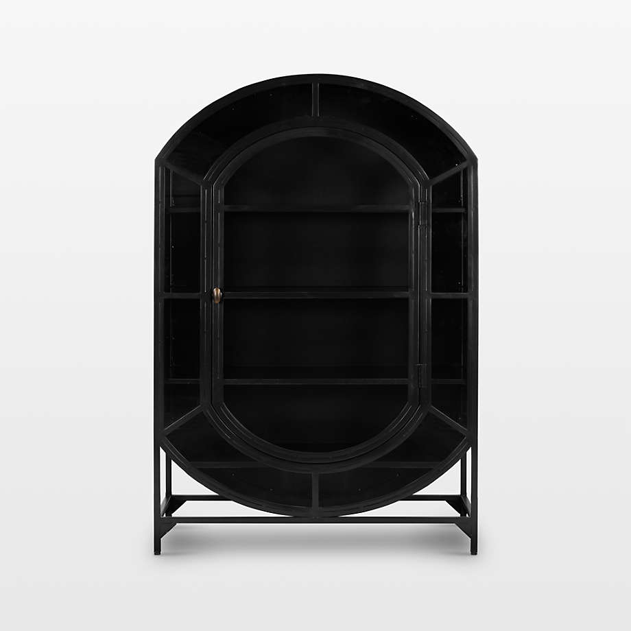 Ventana Black Glass Bar + Reviews Crate & Barrel Canada