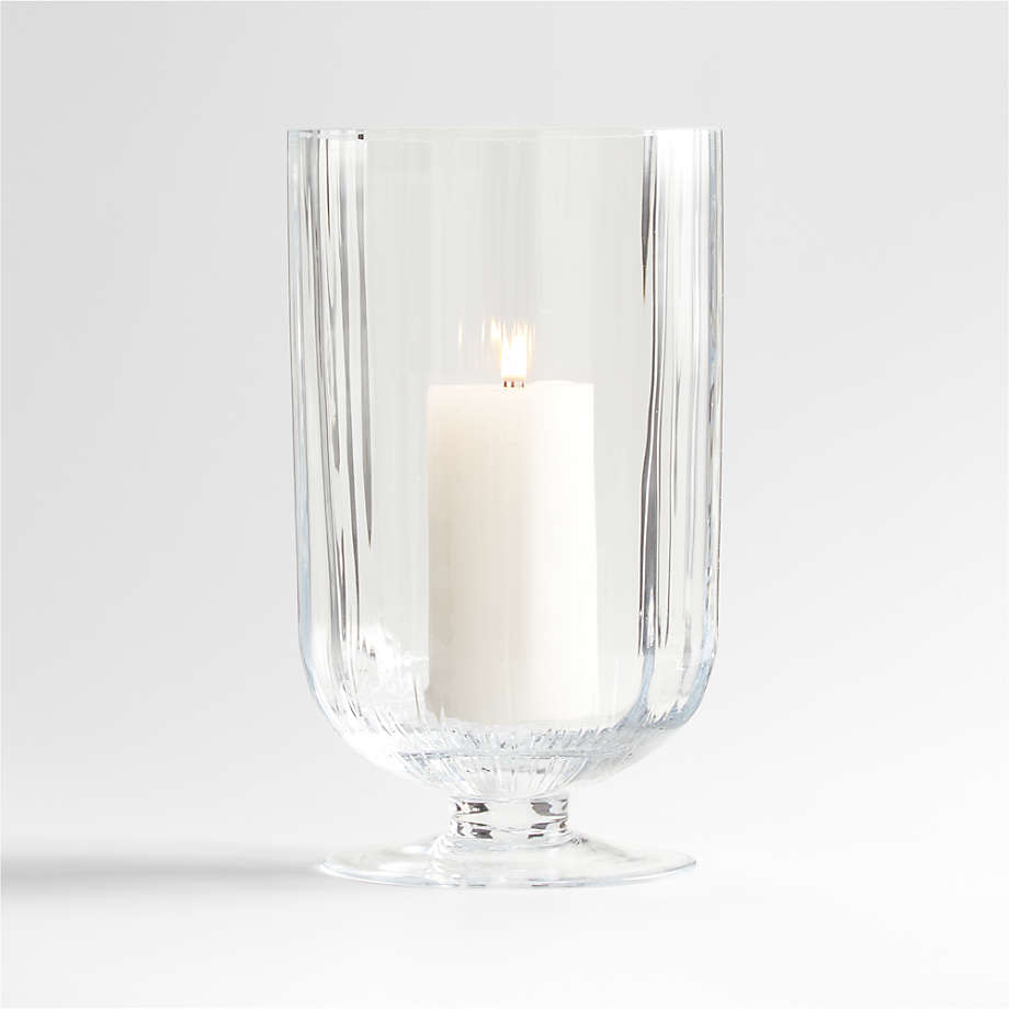 Elsa Medium Glass Tealight Candle Holder + Reviews, Crate & Barrel