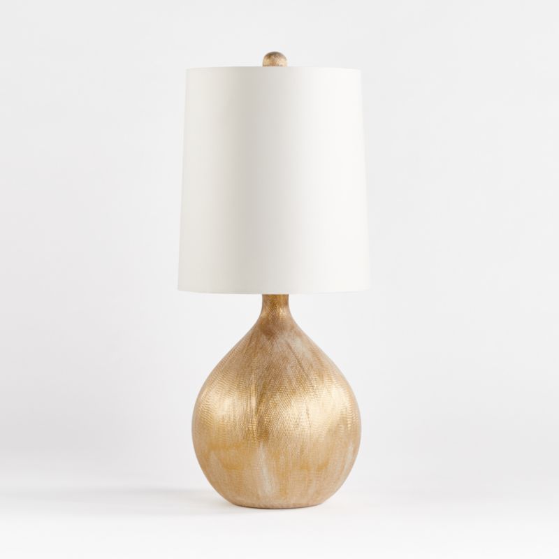 Vera Champagne Table Lamp Reviews Crate And Barrel