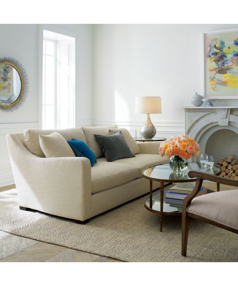 Clairemont Metal and Glass 48" Oval Coffee Table with Shelf - image 7 of 16