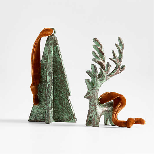 Verdigris Tree Christmas Tree Ornament