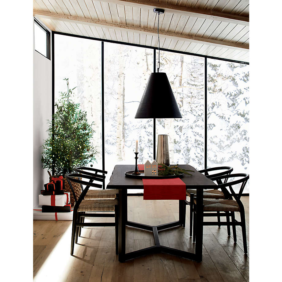 Crate and barrel black dining online chairs