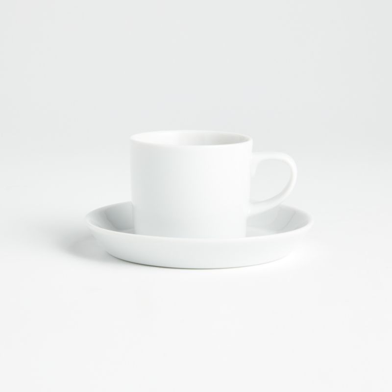 Aspen Espresso Cup with Saucer, Set of 8 + Reviews