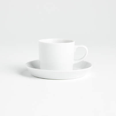 Verge 4-oz. Espresso Cup and Saucer