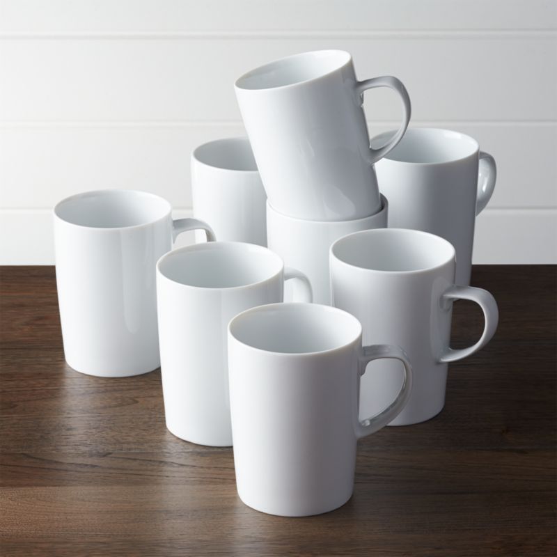 Verge Latte Mugs, Set of 8