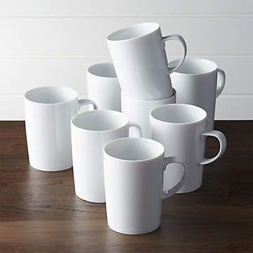 Aspen Mugs 15-Oz., Set of 8 + Reviews, Crate & Barrel