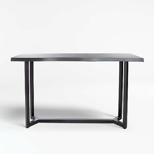 Verge Black Live Edge Console Table