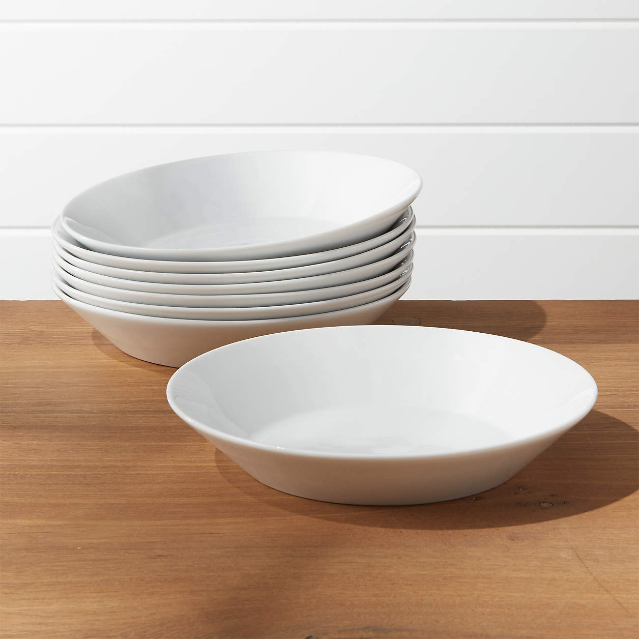 Verge Bowl Plates, Set of 8 + Reviews Crate & Barrel