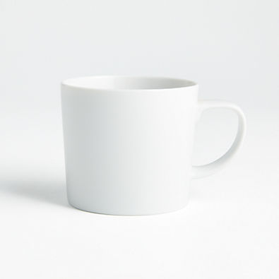 View Verge 10-oz. White Porcelain Mug details