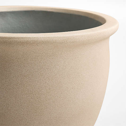 Veridia Sand Indoor/Outdoor Ficonstone Planters