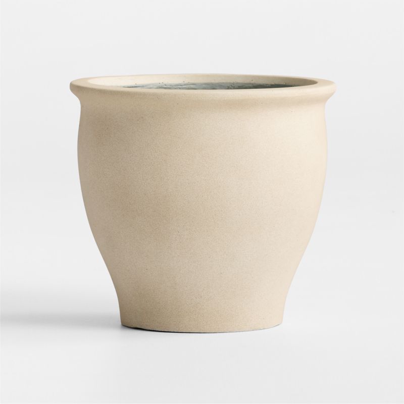Veridia 15" x 16.5" Sand Indoor/Outdoor Ficonstone Planter - image 3 of 4