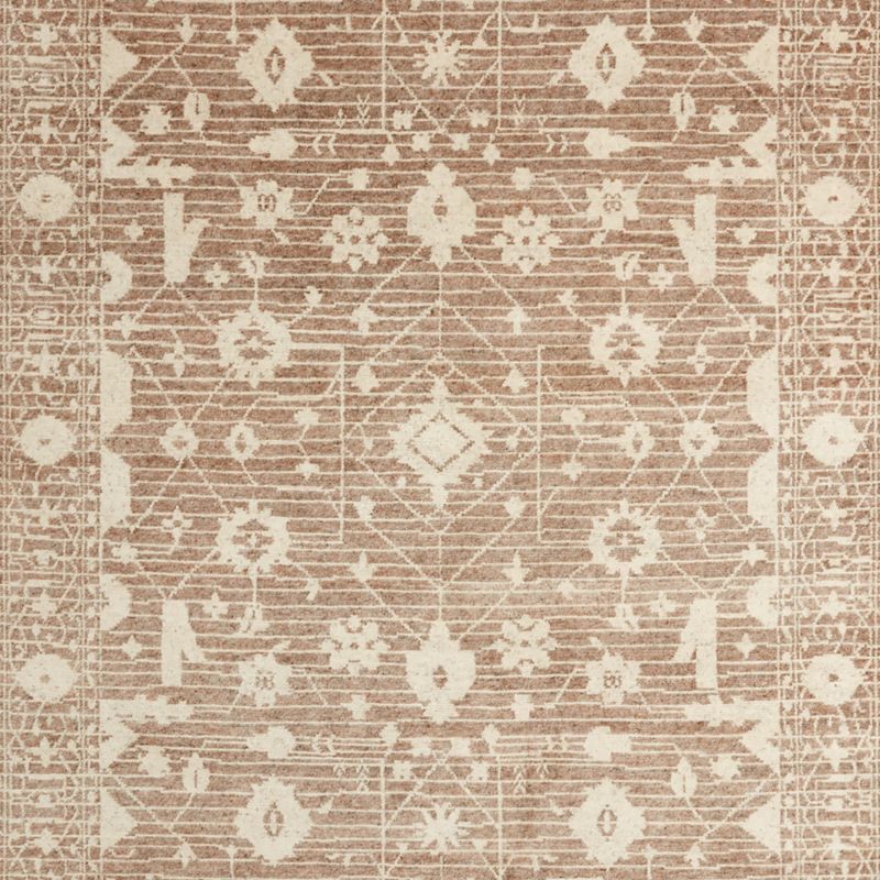 Verona Wool Hand-Knotted Rust Area Rug 6'x9' - image 0 of 6