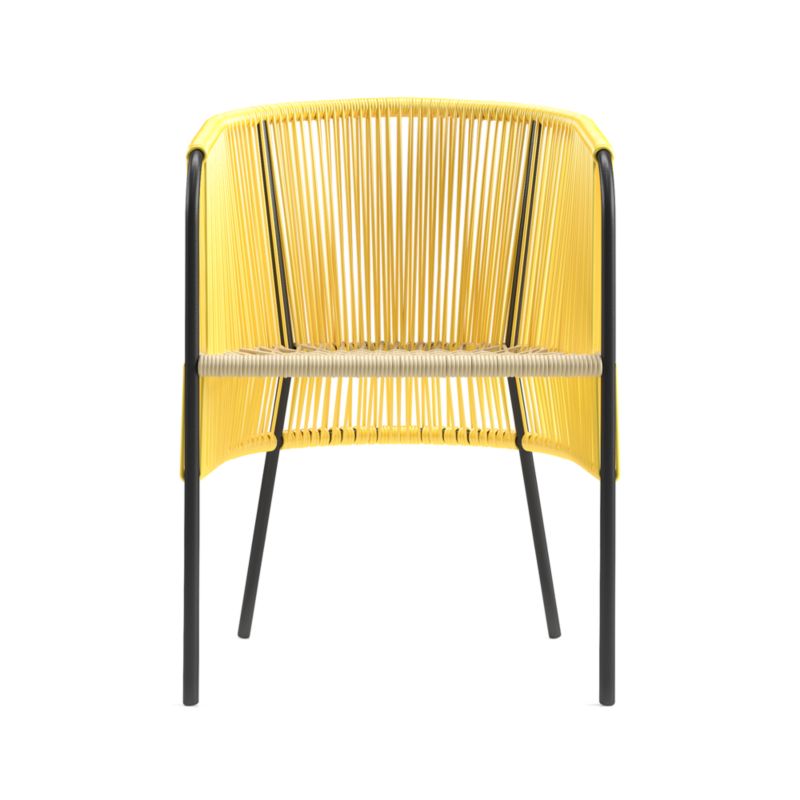 Verro Yellow Outdoor Dining Chair