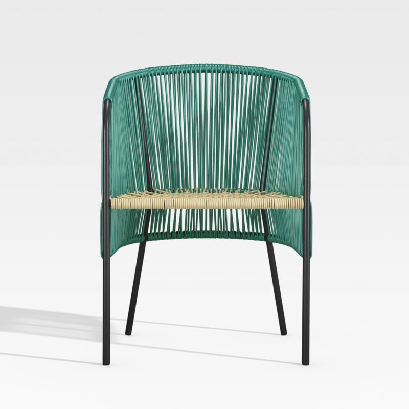 Verro Green Outdoor Patio Dining Chair, Eclipse Outdoor Furniture
