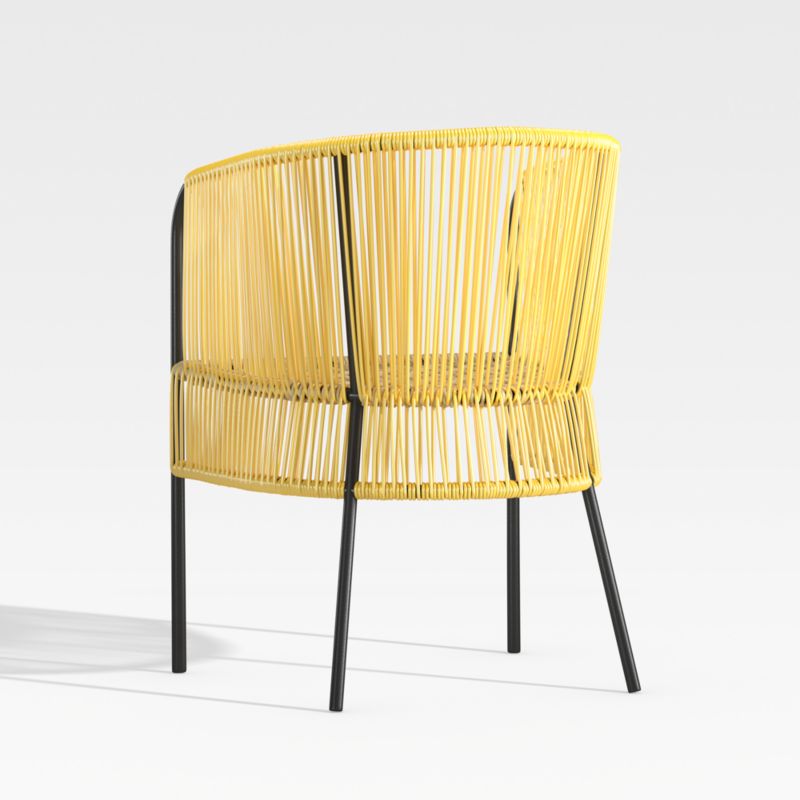 Verro Yellow Outdoor Dining Chair