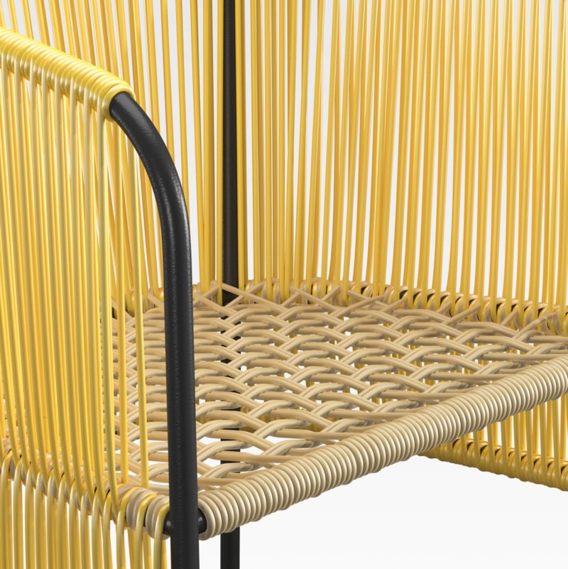 Verro Yellow Outdoor Dining Chair