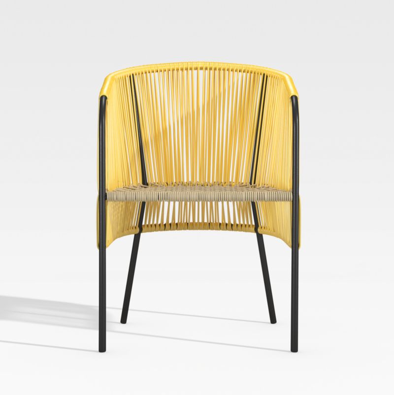 Verro Yellow Outdoor Dining Chair