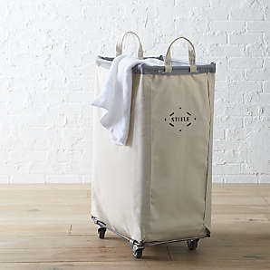 Steele Canvas Basket Corp: Steele Hampers & Laundry Carts | Crate 