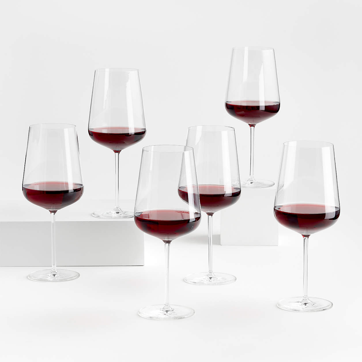 Vervino Red Wine Glasses, Set of 6 + Reviews Crate & Barrel