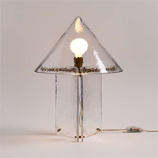 Vespera Glass Table Lamp 19.7"