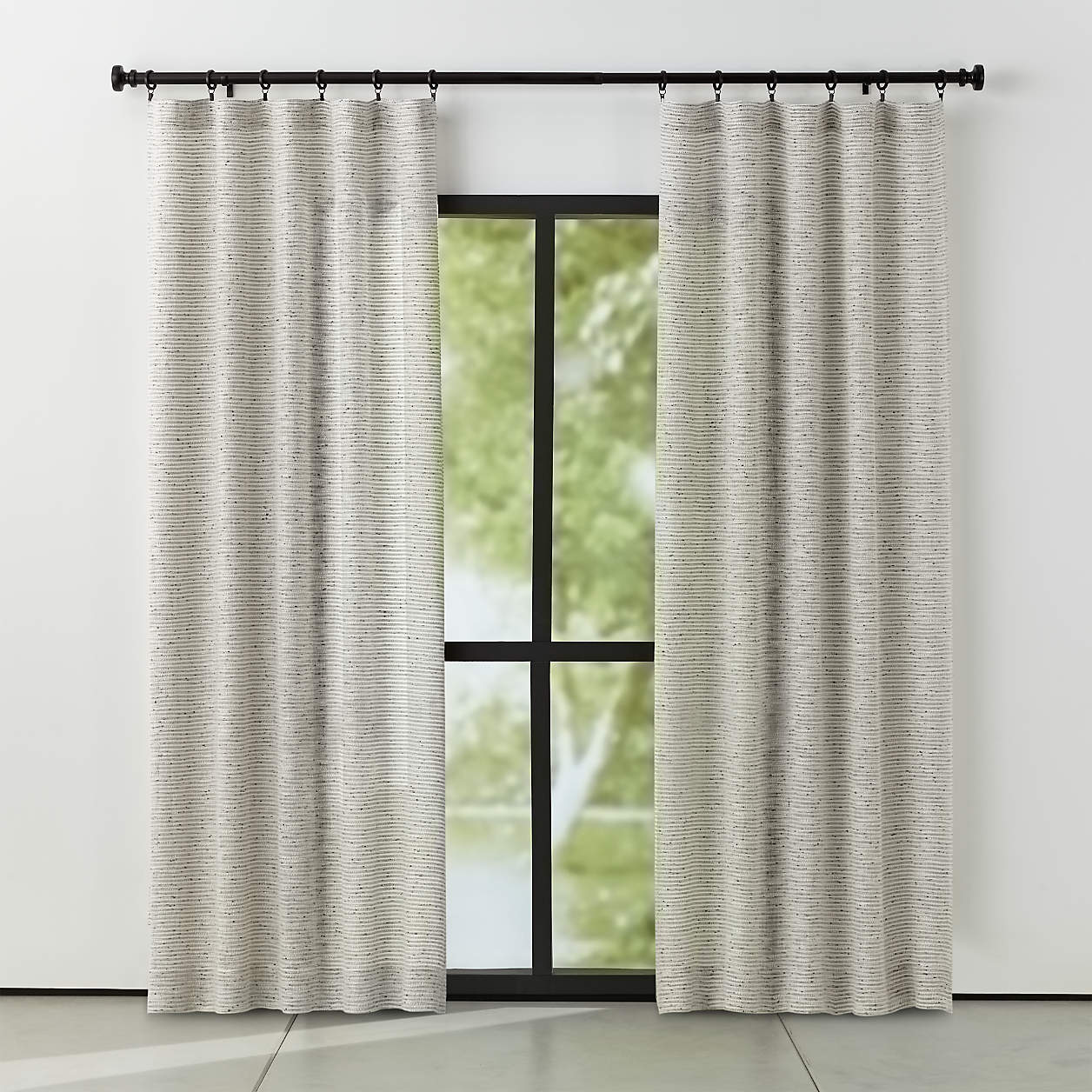 Vesta Textured Curtains Crate & Barrel Canada