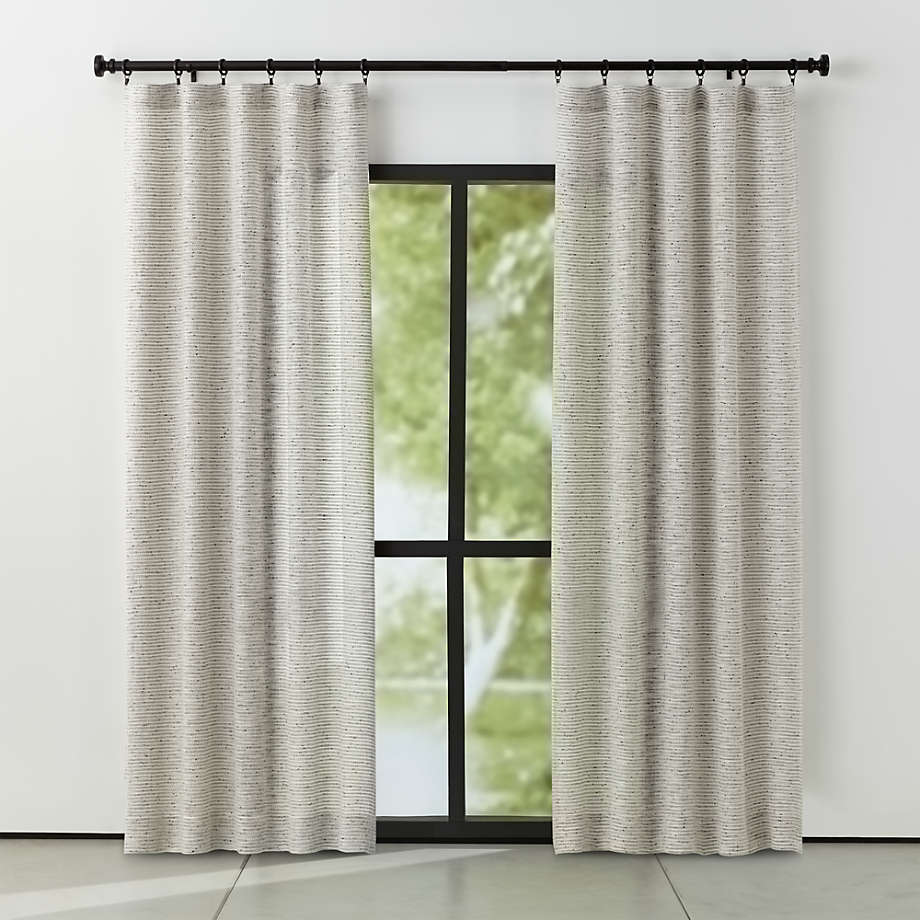 Vesta Textured Curtains Crate And Barrel