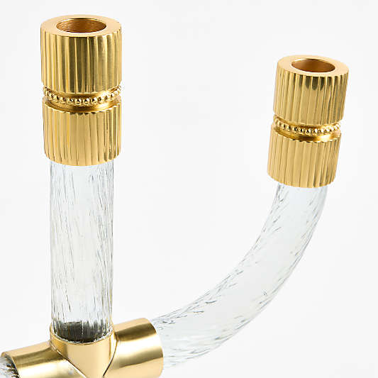 Vestige Glass Candelabra 11"