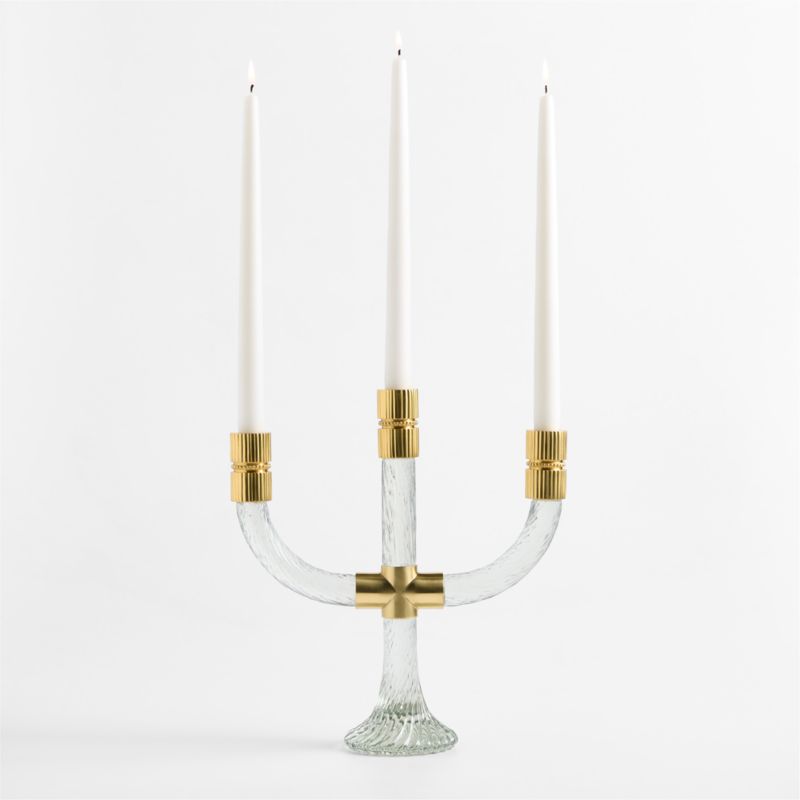 Vestige Glass Candelabra 11" - image 1 of 4
