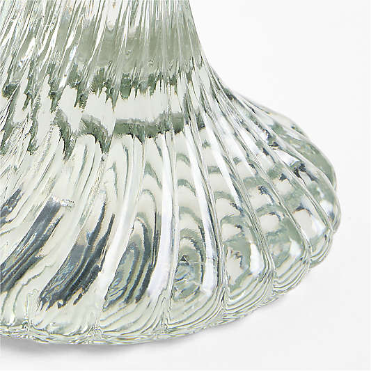 Vestige Glass Taper Holder 8" by Laura Harrier and Tiffany Howell
