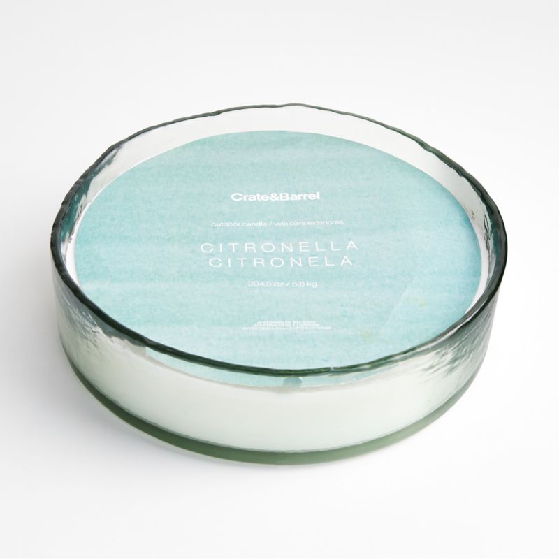 Vetro 8-Wick Green Glass Citronella Candle - image 1 of 2