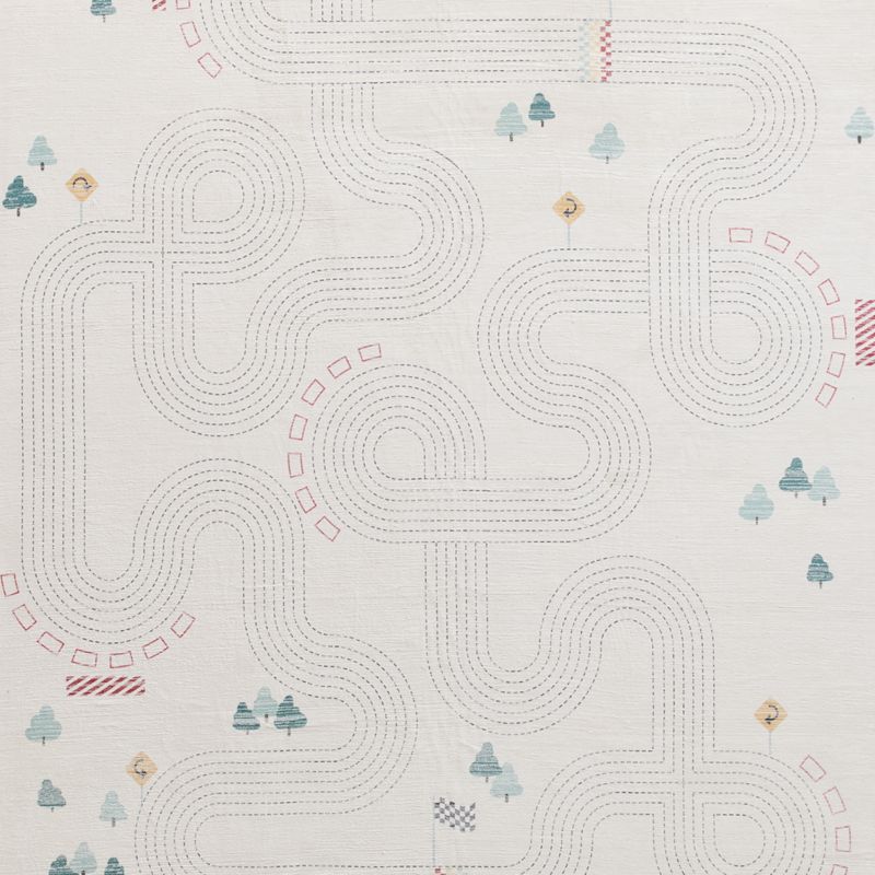 Victory Laps Washable Kids Area Rug 4'x6' - image 1 of 5