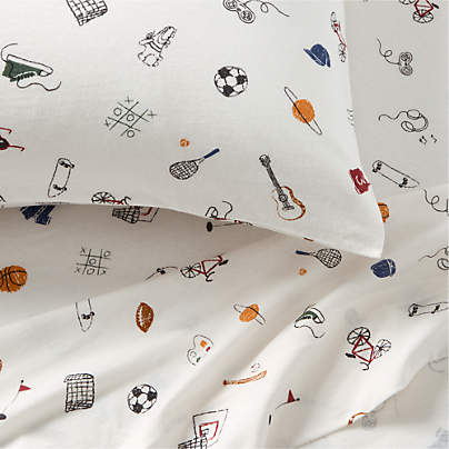 Comfy Tee Victory Vibes Organic Cotton Kids Sheet Set