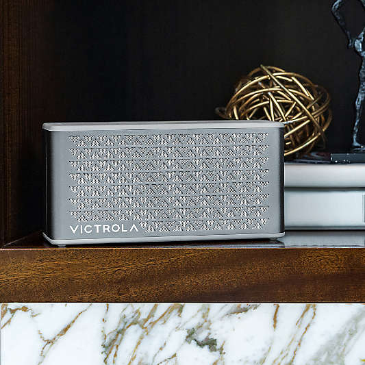 Victrola Music E2 Grey Portable Bluetooth Speaker