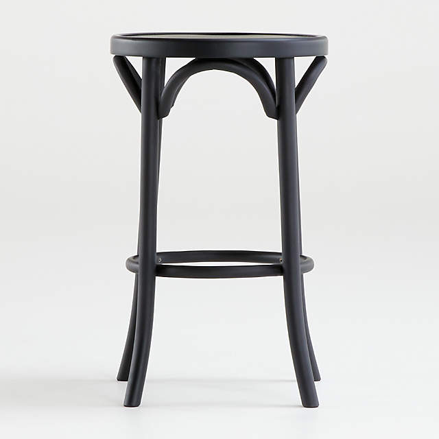 black bar stools backless