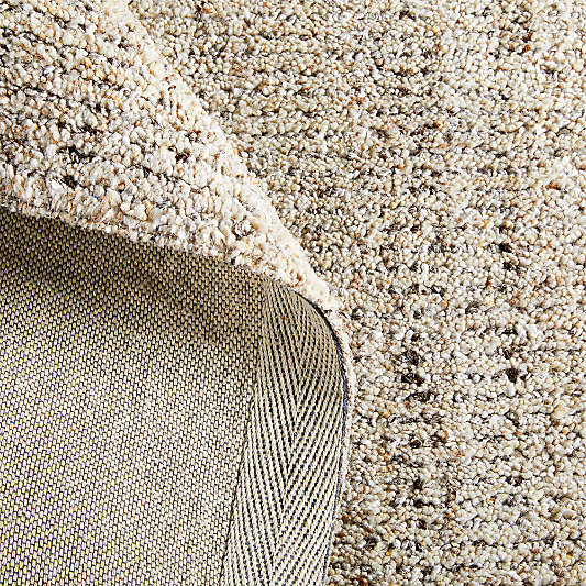 Vienne Performance Wool Handwoven Beige Runner Rug 2'10"x9'
