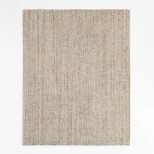 Vienne Performance Wool Striped Beige Area Rug 6'x9'