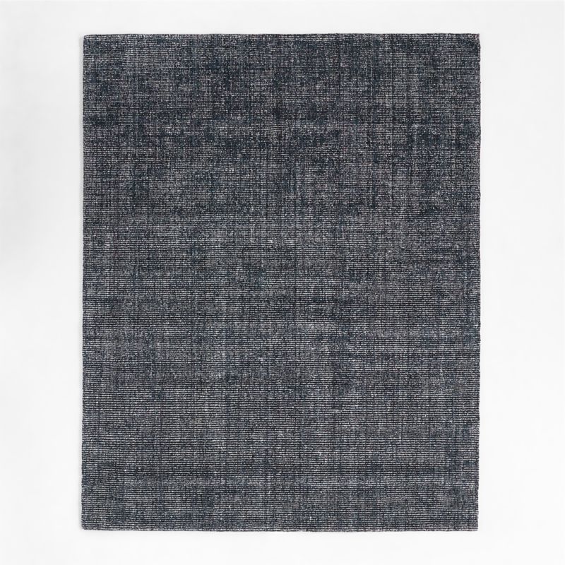 Vienne Wool Striped Navy Blue Rug Swatch 12"x18" - image 1 of 5