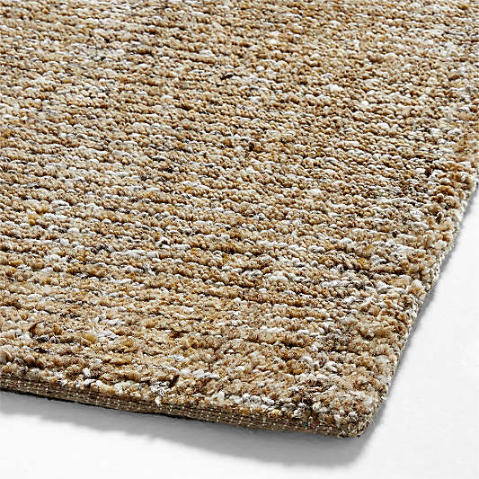 Vienne Performance Wool Striped Ocher Yellow Area Rug 9'x12'