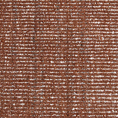 Vienne Performance Wool Handwoven Rust Red Area Rug  12"x18"