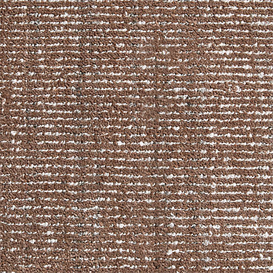 Vienne Performance Wool Handwoven Rust Red Area Rug  12"x18"