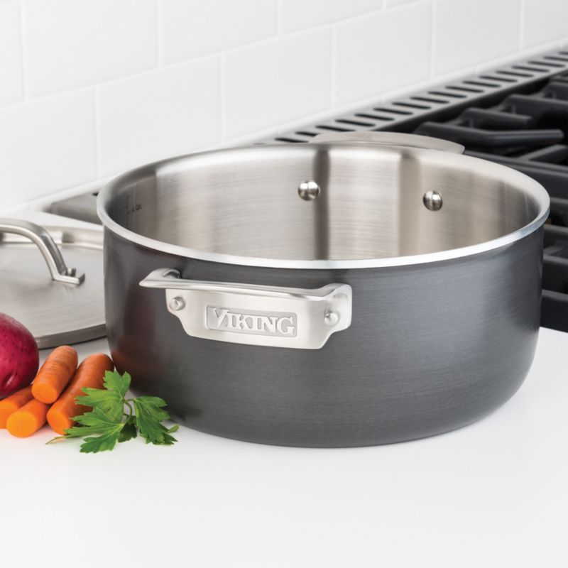 Viking ® 5-Ply Hard-Anodized 10-Piece Cookware Set with Stainless Steel Interiors - image 1 of 12